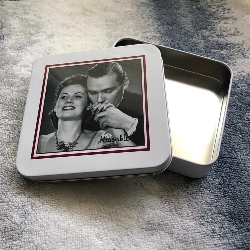 Vintage Storage Metal Tin